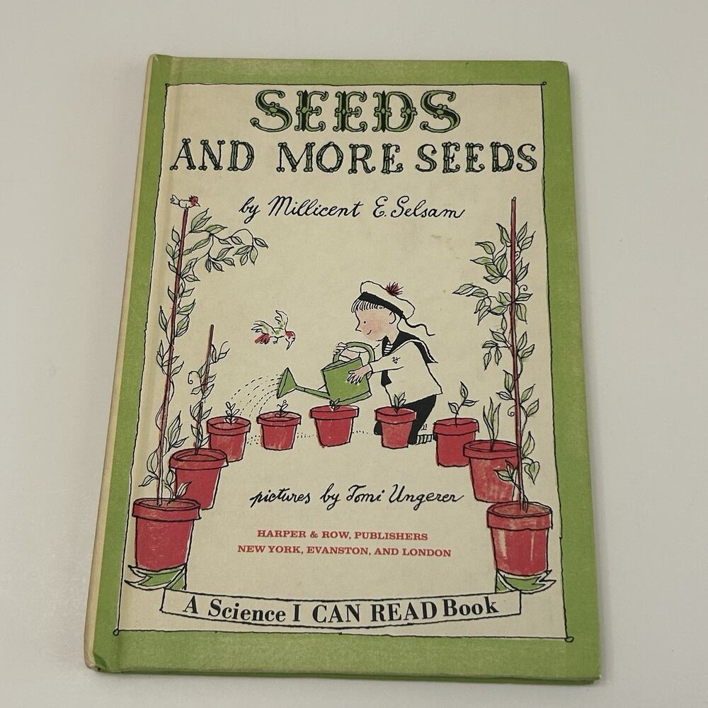Science I Can Read Seeds And More Seeds by Millicent E. Selsam HC Book 1959 VTG
